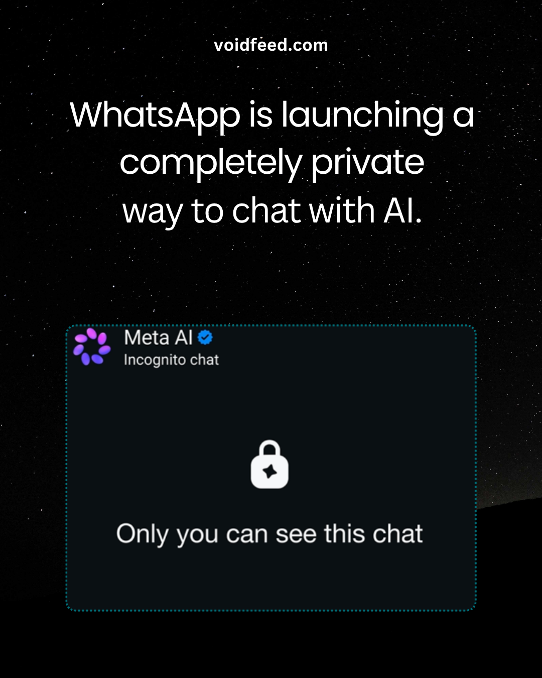 Meta AI launching Incognito Chat on WhatsApp — image 2
